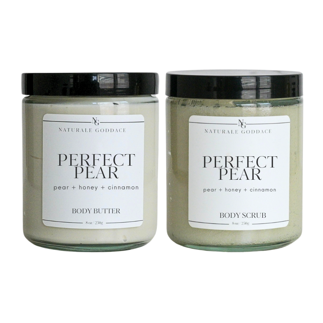 Perfect Pear Body Butter + Body Scrub