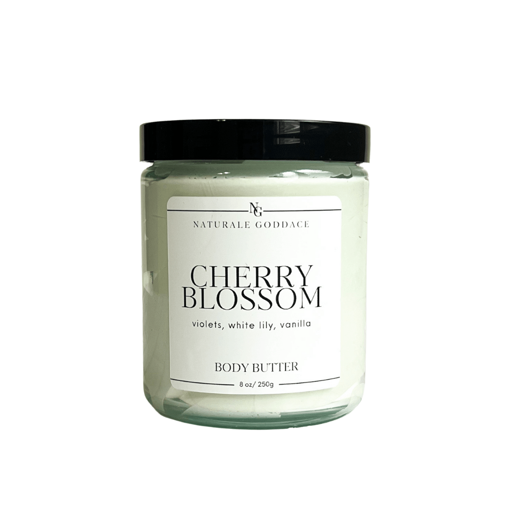 Cherry Blossom Body Butter - Naturale Goddace | Clean + simple skincare - Whipped Body Butter