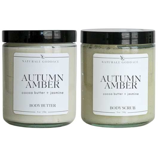 Autumn Amber Body Butter + Body Scrub