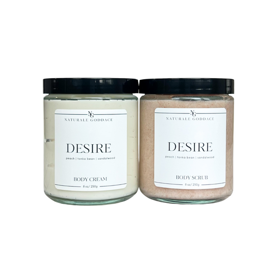 Desire Body Cream + Body Scrub