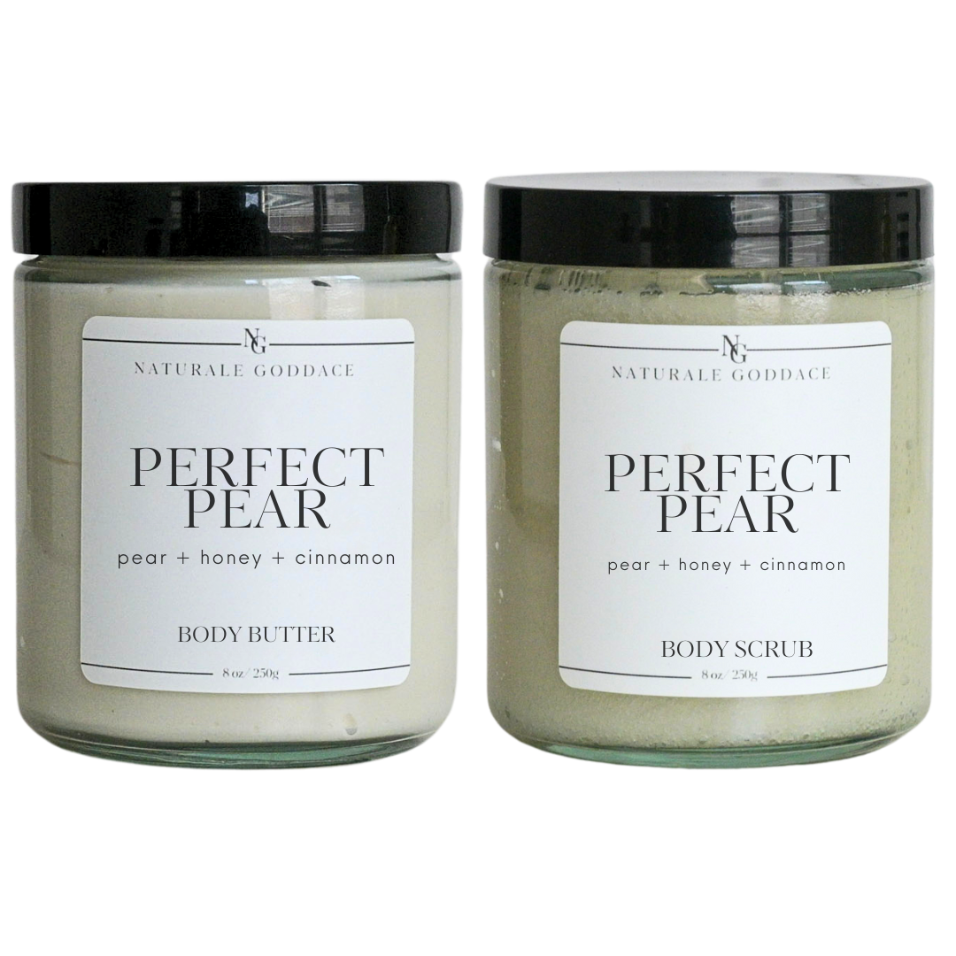 Perfect Pear Body Butter + Body Scrub