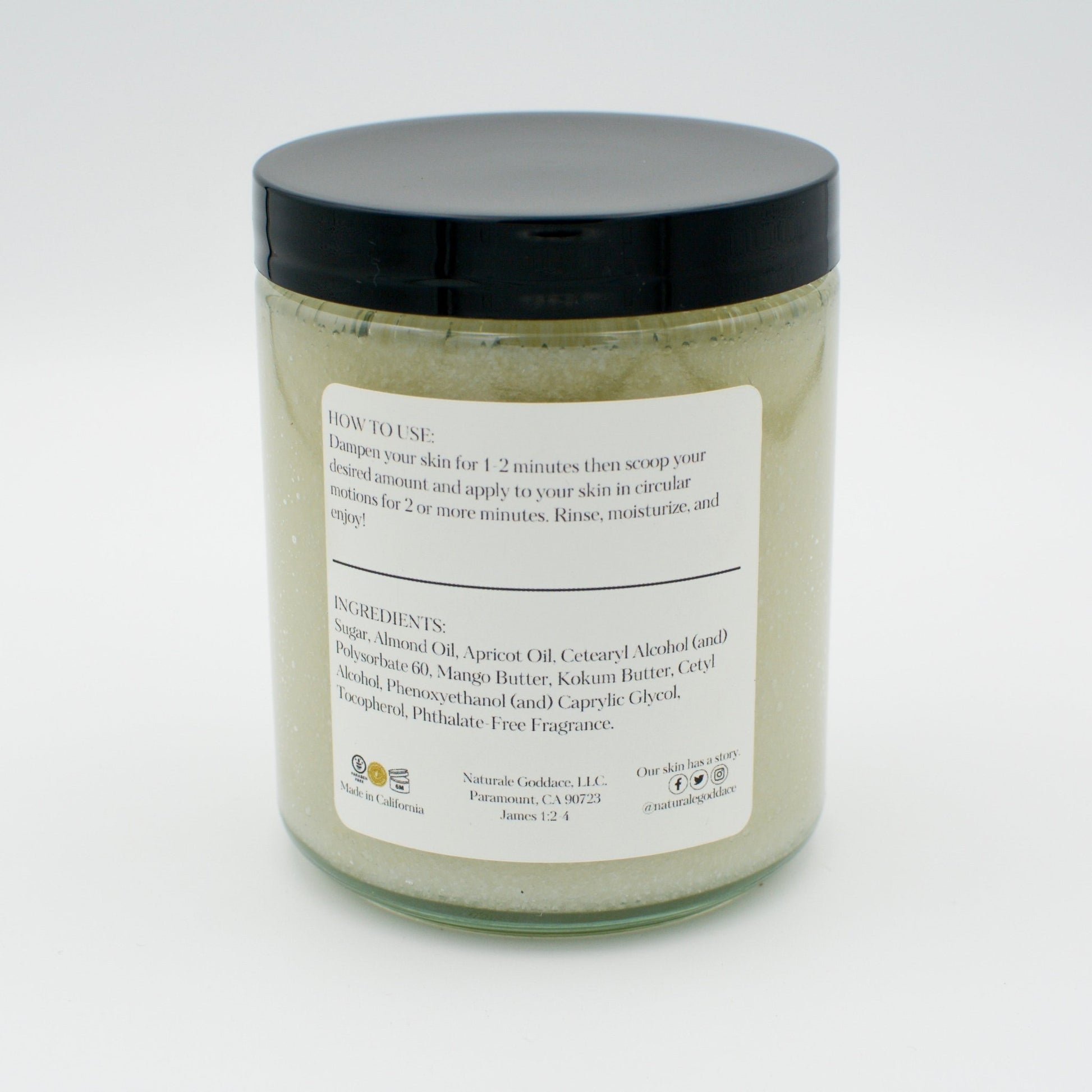 Amore Body Scrub - Naturale Goddace | Clean + simple skincare - Body Scrub