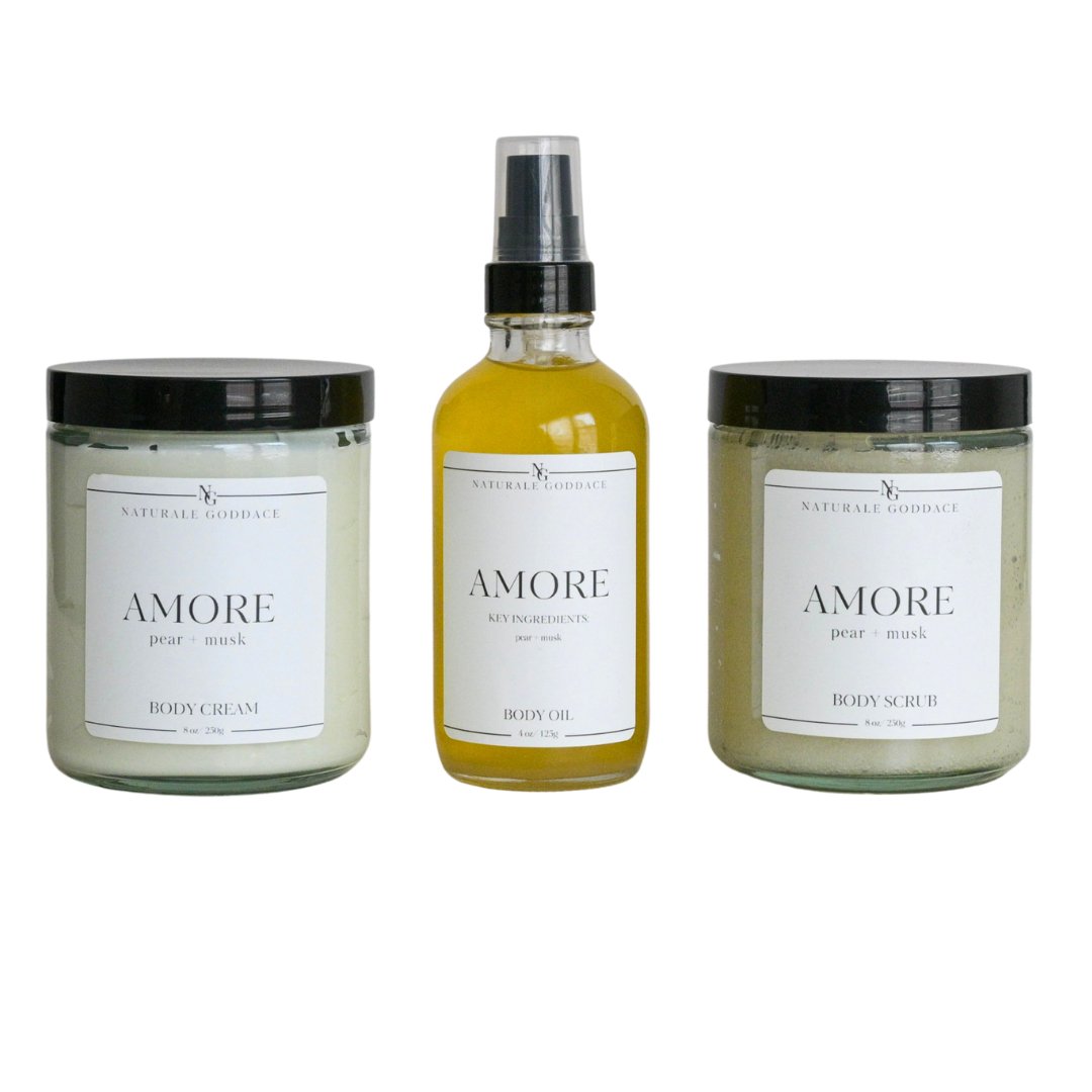 Amore Essentials - Naturale Goddace | Clean + simple skincare - Bath & Body Set