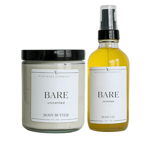Bare Body Butter + Body Oil - Naturale Goddace | Clean + simple skincare - 