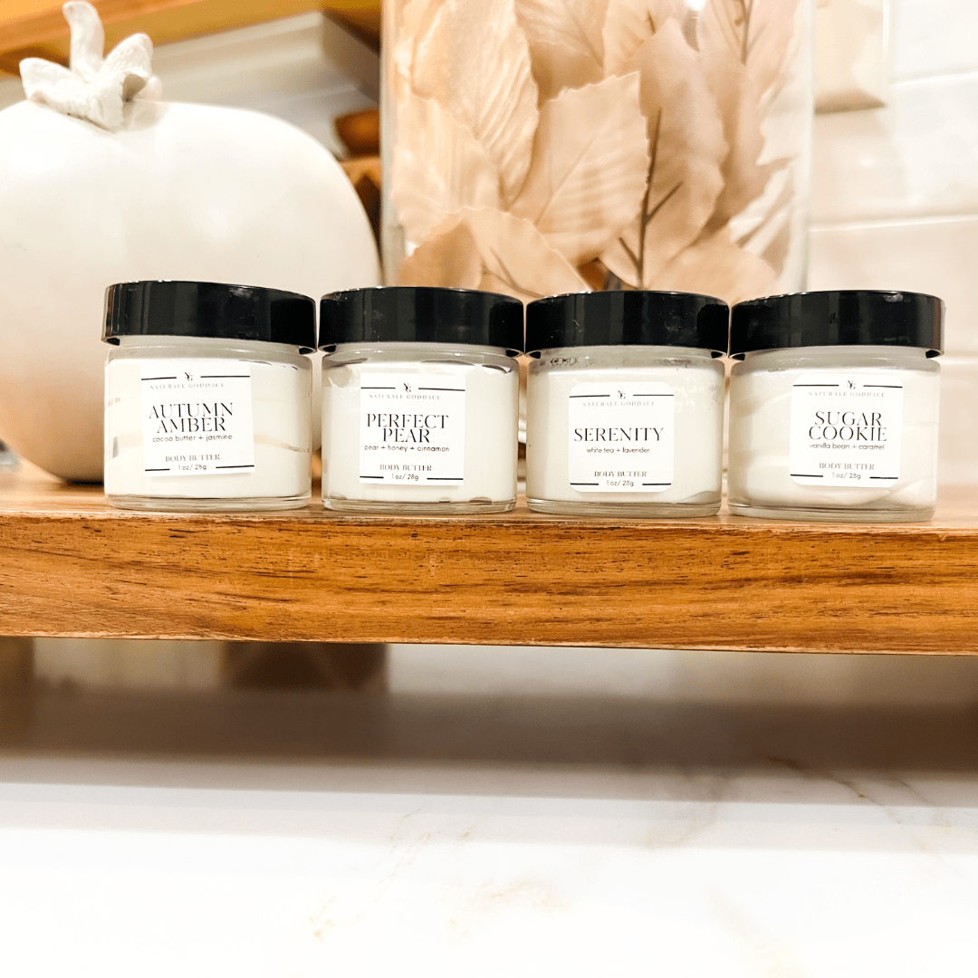 Body Butter Mini Set - Naturale Goddace | Clean + simple skincare - Whipped Body Butter