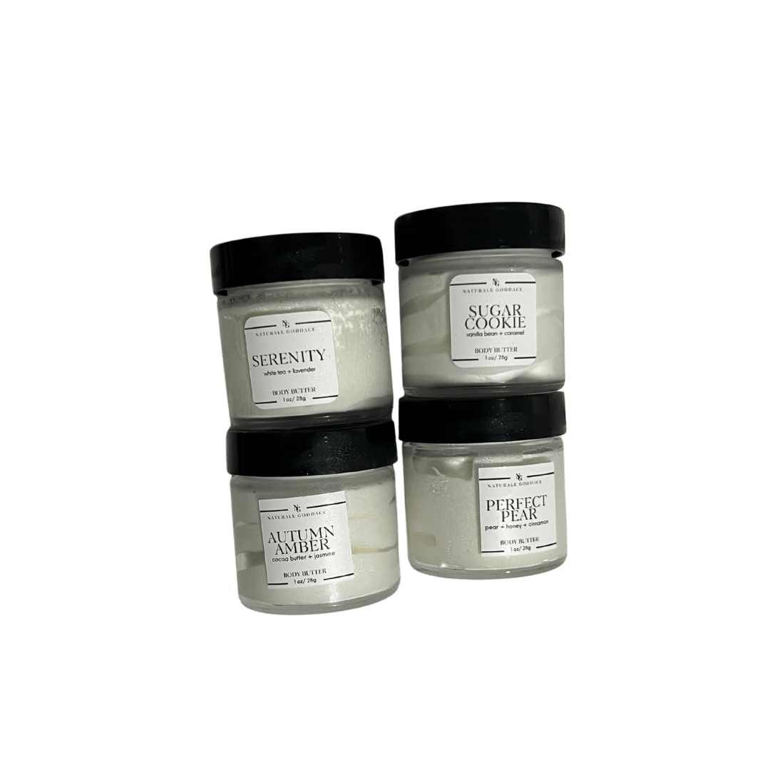 Body Butter Mini Set - Naturale Goddace | Clean + simple skincare - Whipped Body Butter