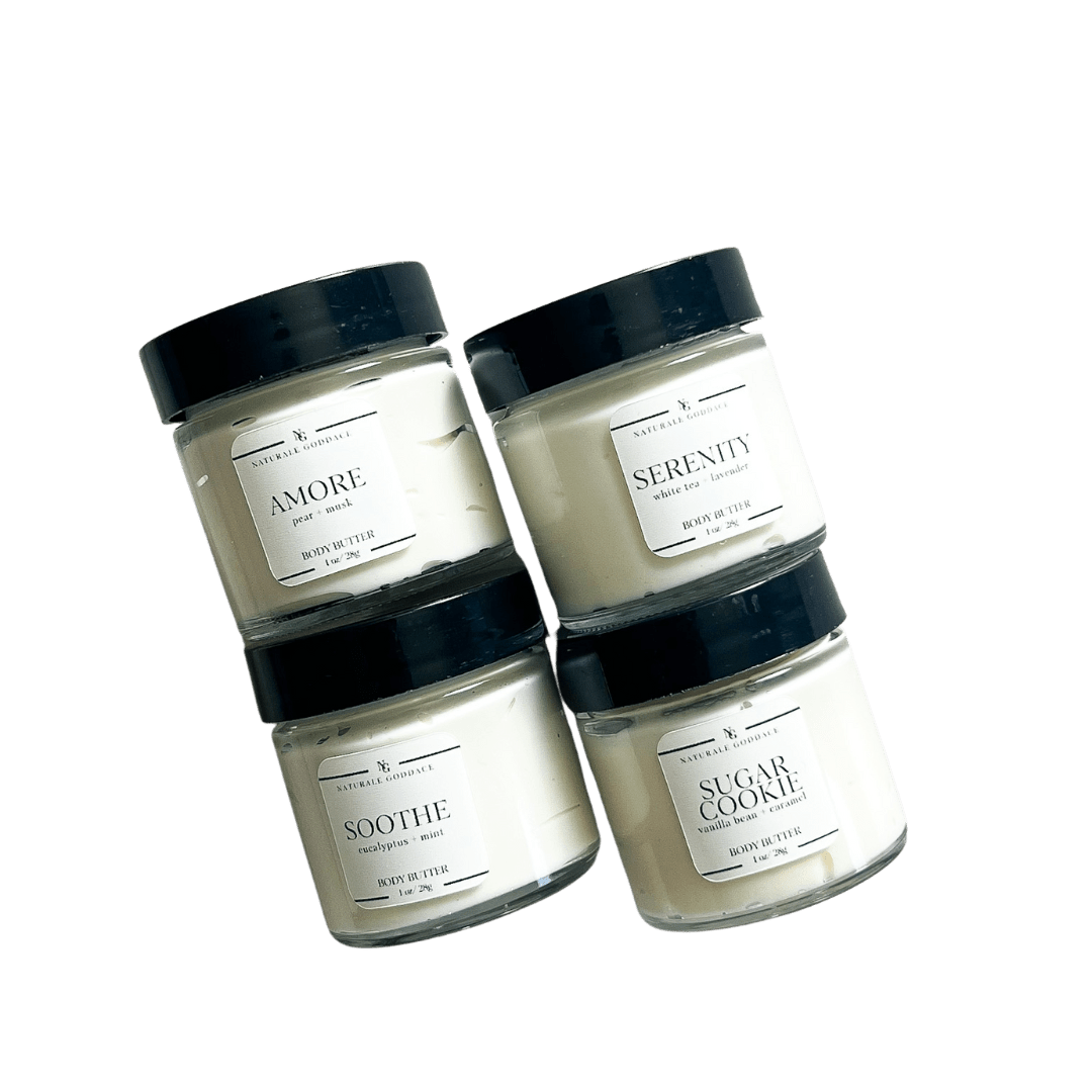 Body Butter Mini Set - Naturale Goddace | Clean + simple skincare - Whipped Body Butter
