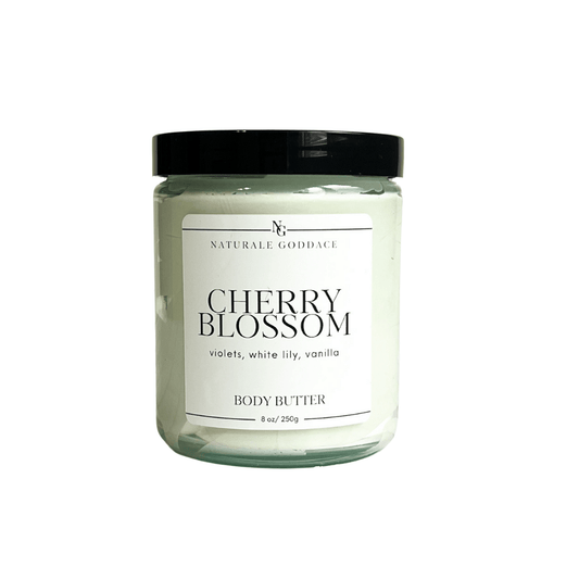 Cherry Blossom Body Butter - Naturale Goddace | Clean + simple skincare - Whipped Body Butter