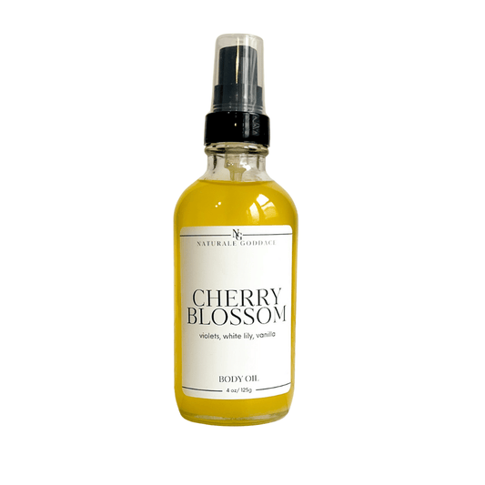 Cherry Blossom Body Oil - Naturale Goddace | Clean + simple skincare - Body Oil