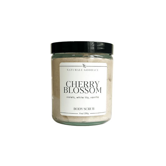 Cherry Blossom Body Scrub - Naturale Goddace | Clean + simple skincare - Body Scrub