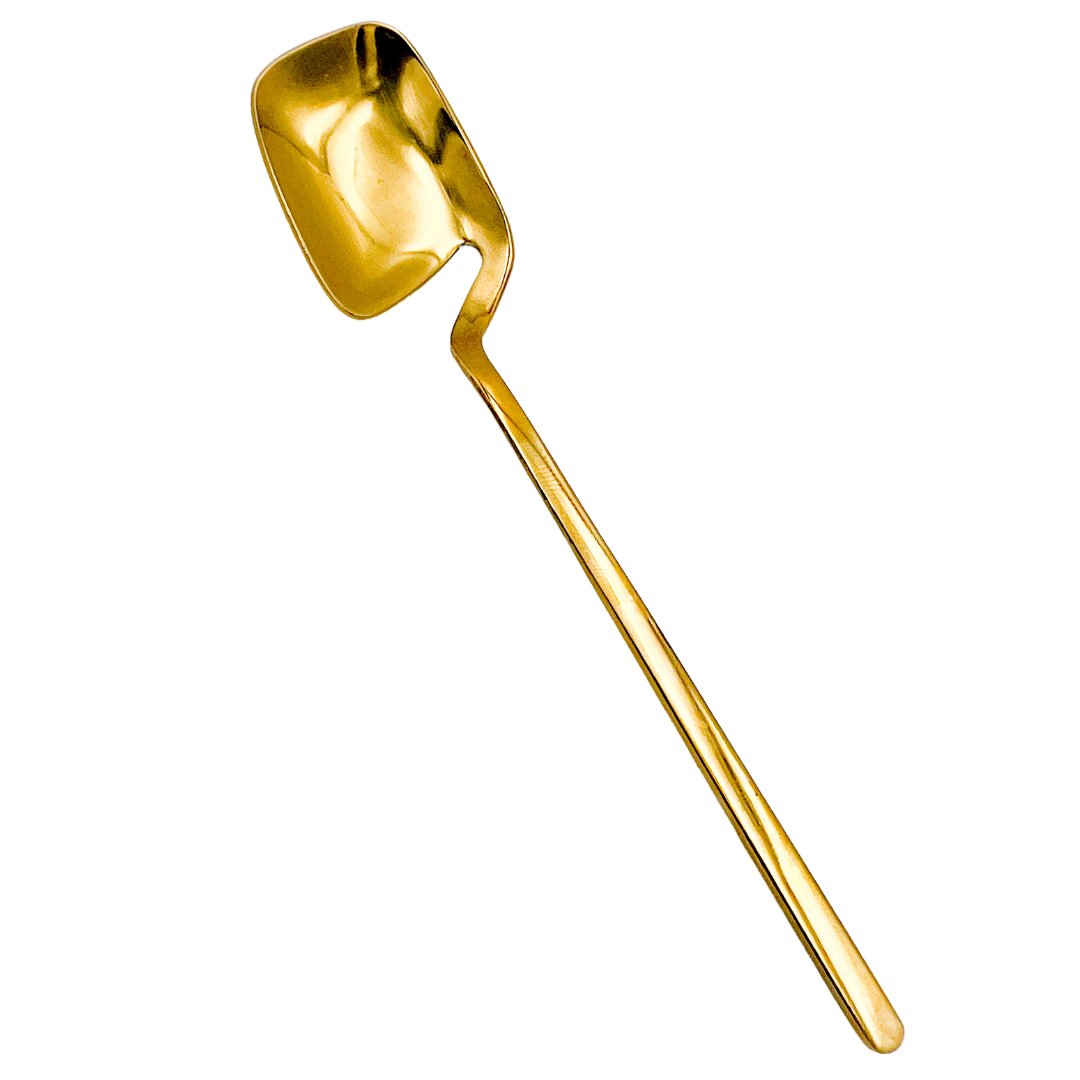 Minimalist Gold Spoon - Naturale Goddace | Clean + simple skincare - 