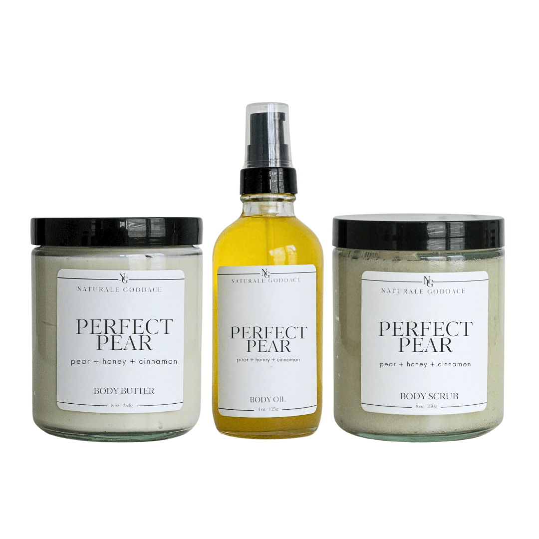 Perfect Pear Ritual Set - Naturale Goddace | Clean + simple skincare - Bath & Body Set