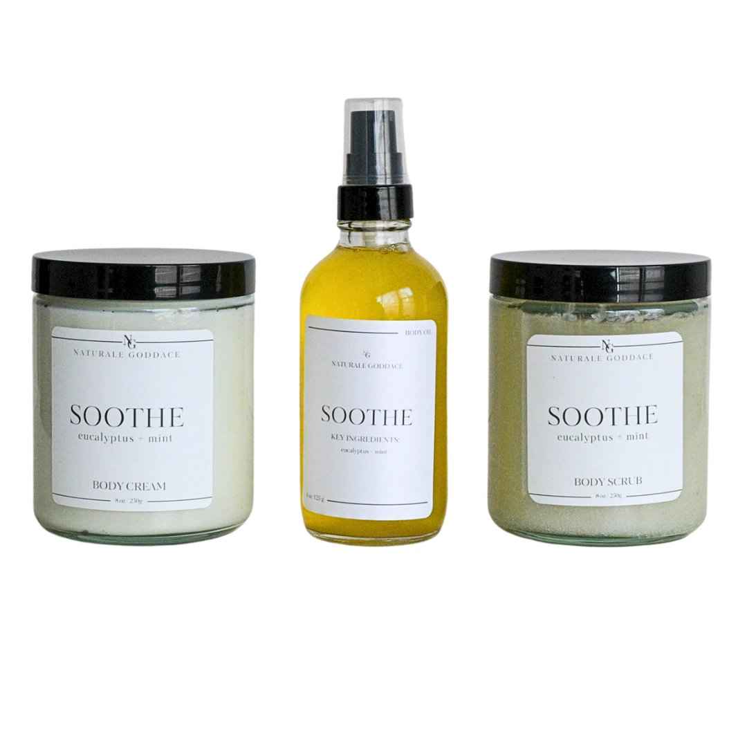 Soothe Essentials - Naturale Goddace | Clean + simple skincare - Bath & Body Set