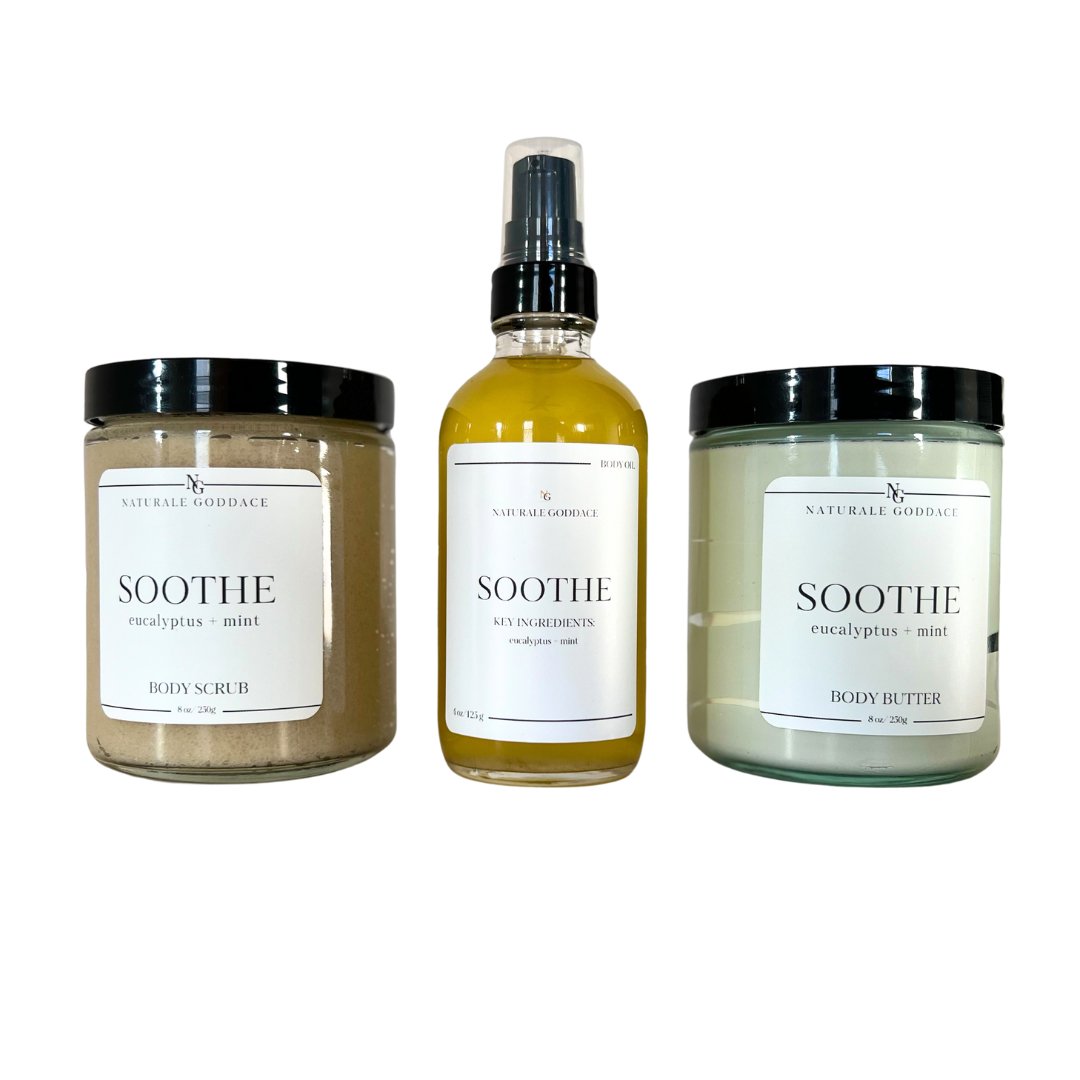 Soothe Ritual Set - Naturale Goddace | Clean + simple skincare - Bath & Body Set