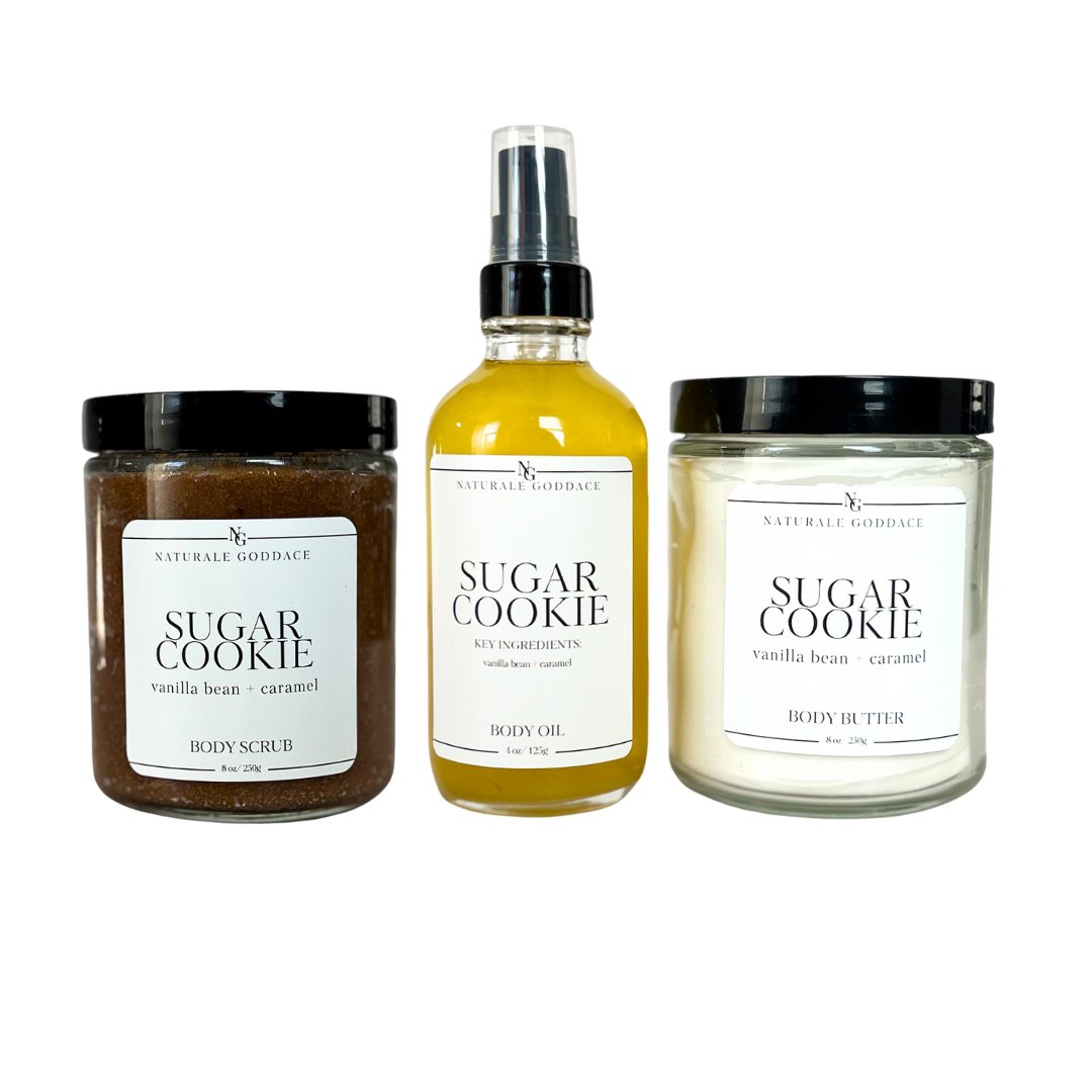 Sugar Cookie Ritual Set - Naturale Goddace | Clean + simple skincare - Bath & Body Set