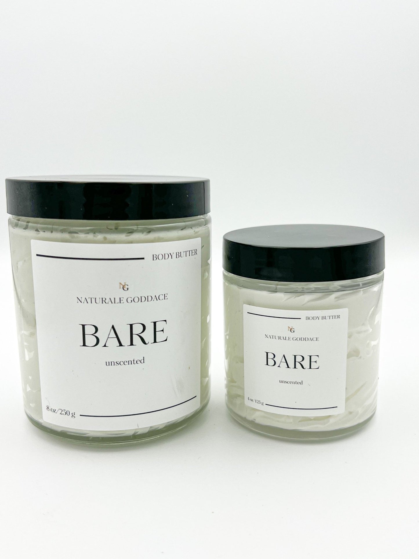 Bare Body Butter - Naturale Goddace | Clean + simple skincare-Whipped Body Butter