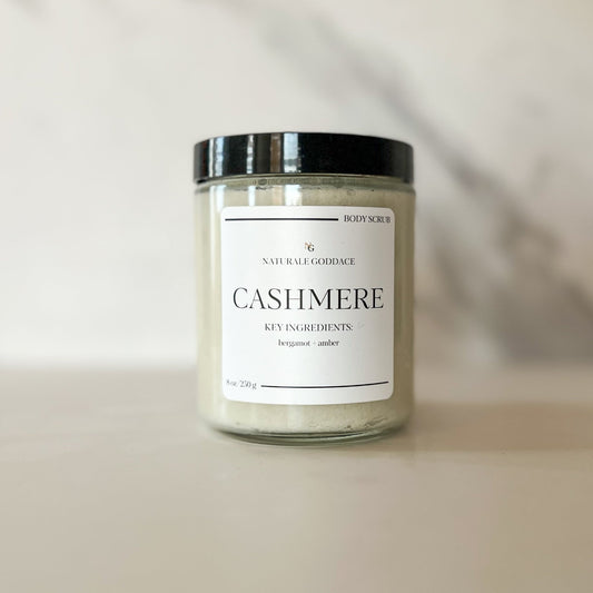 Cashmere Body Scrub - Naturale Goddace | Clean + simple skincare-