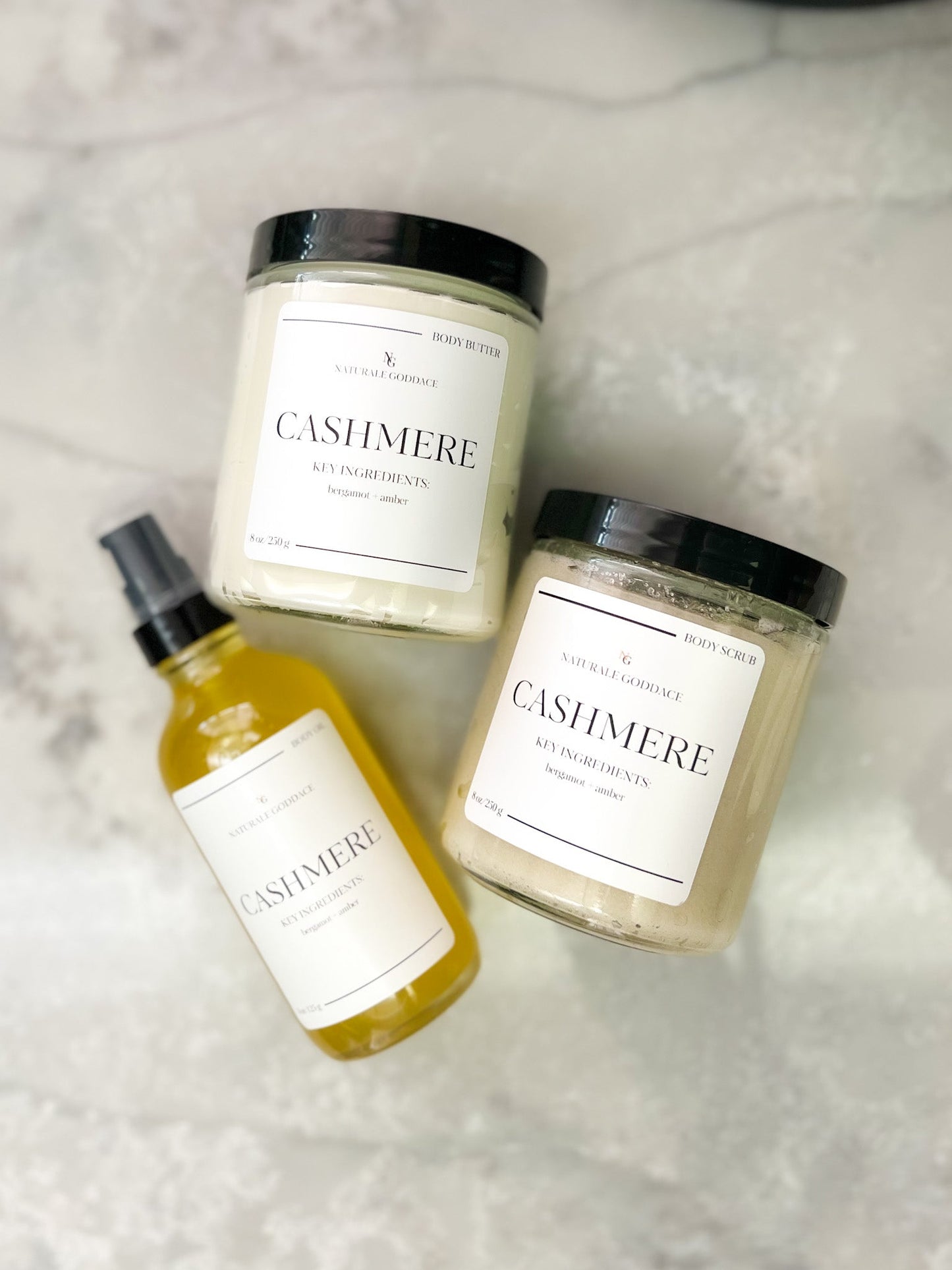 Cashmere Ritual Set - Naturale Goddace-Bath & Body Set