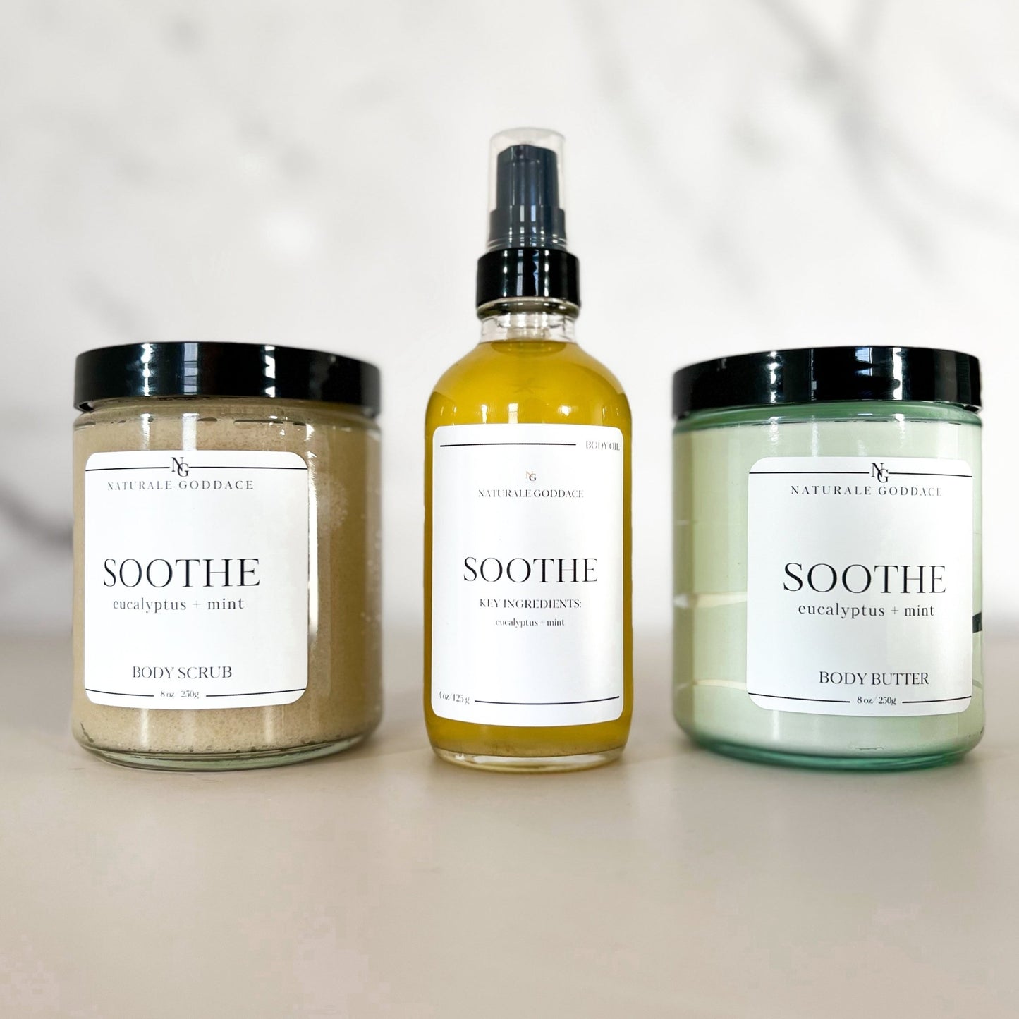 Soothe Ritual Set - Naturale Goddace | Clean + simple skincare-Bath & Body Set