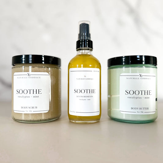 Soothe Ritual Set - Naturale Goddace | Clean + simple skincare-Bath & Body Set